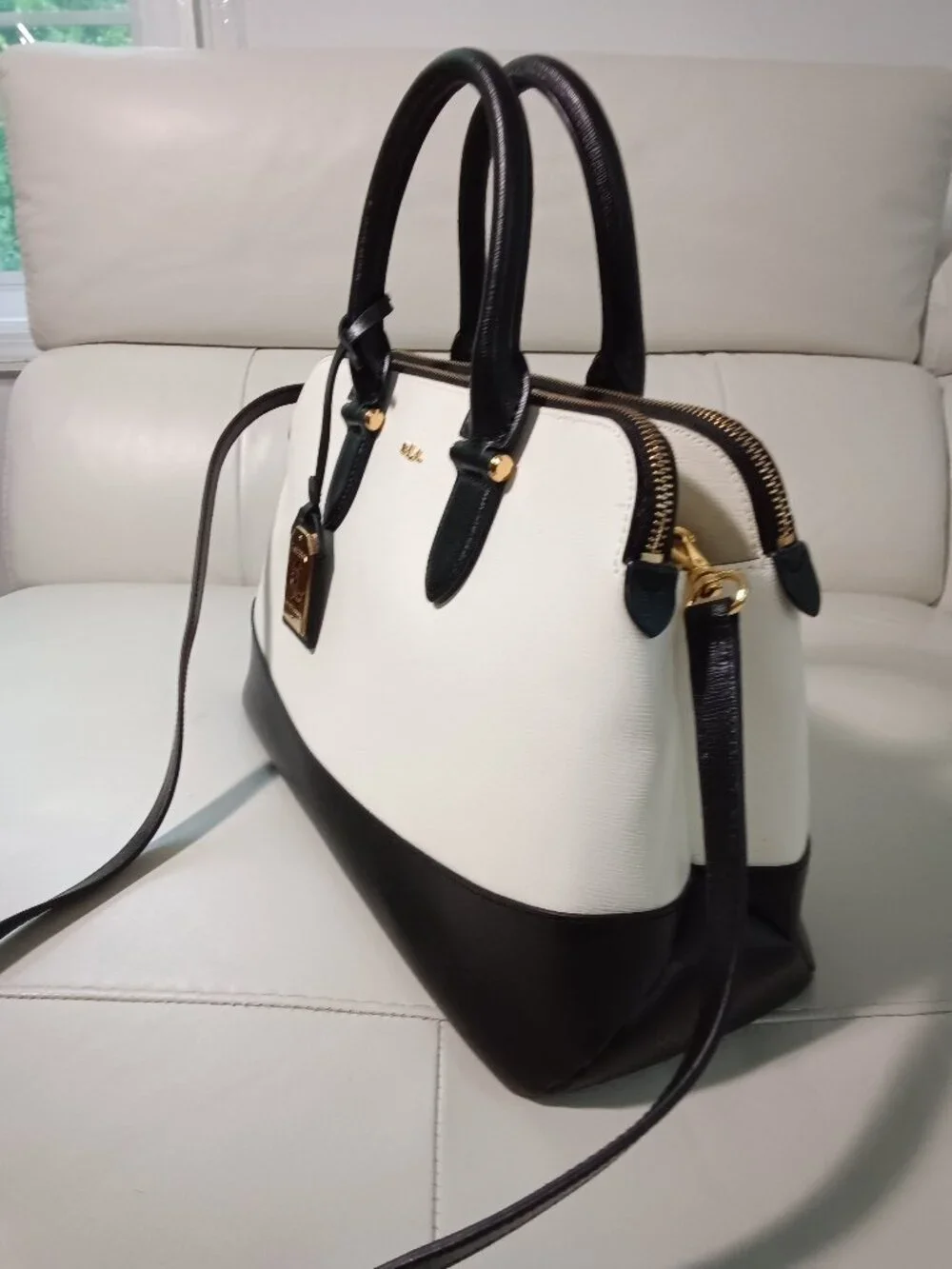 Lauren Ralph Lauren Newbury Double Zip Satchel